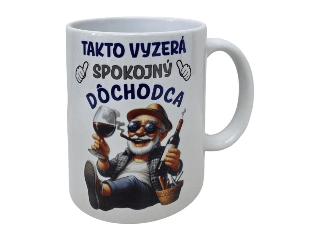 šálka dôchodca